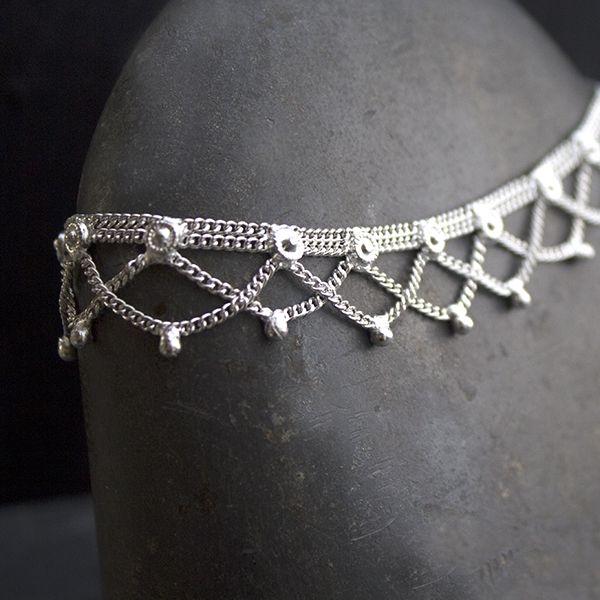 Indian fancy metal anklet Payjeb