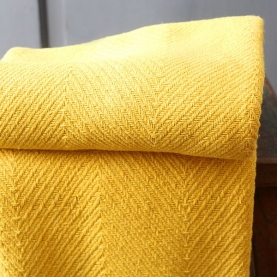 Indian cotton sofa throw yellow