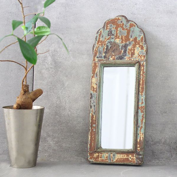 wooden mirror