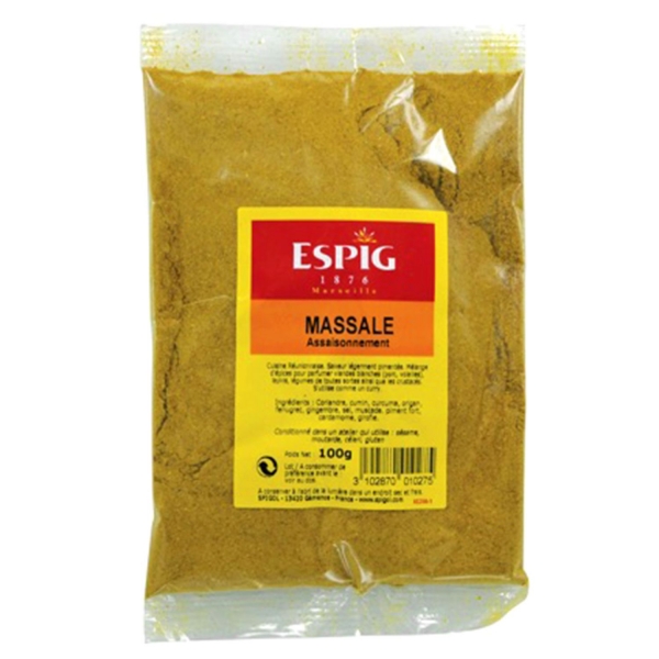 Massalé Mélange d'épices moulues 100g