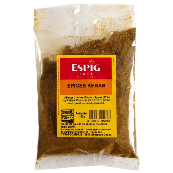 Kebab Mélange d'épices moulues 100g