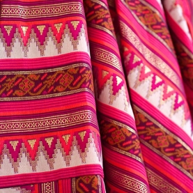 Indian long skirt pink and white colors