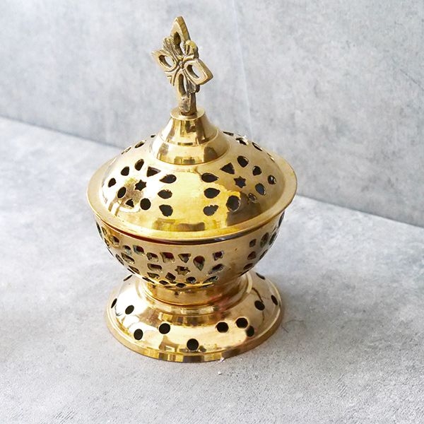 Indian Copper Incense Burner | Traditional Handicraft | Pankaj Webshop