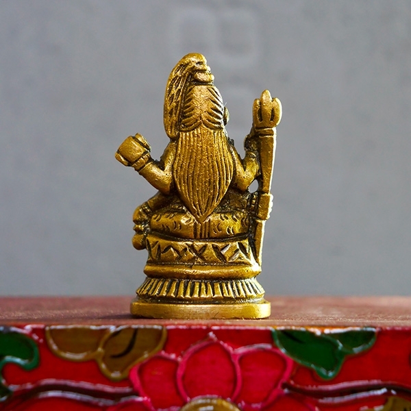 Small Minature Shiva Statue - Thailand Brass Dancing Shiva statue