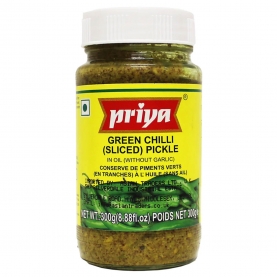 Pickle green chilli Indian achars spicy 0.3kg