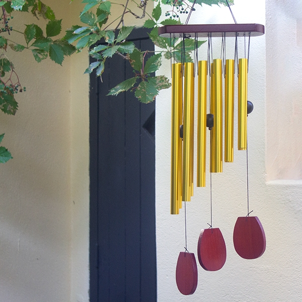 Sonnette magnétique en bois, son doux, carillons éoliens décoratifs d'entrée
