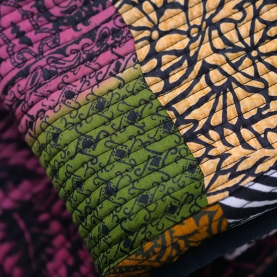 Couvre-lit indien Kantha patchwork