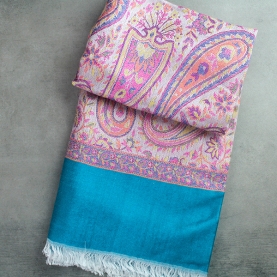 Indian Jamawar cotton scarf
