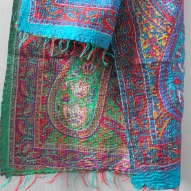 Indian silk table runner