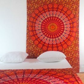 Indian cotton wall hanging Mandala