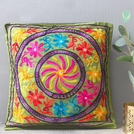 Indian cushion cover embroidered