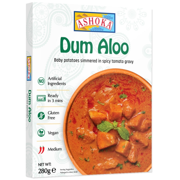 Plat indien légume cuisiné Dum aloo 280g