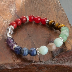 Bracelet indien perles 7 chakras
