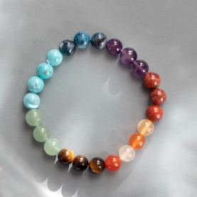 Indian 7 chakras stones bracelet