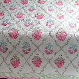 Indian traditional cotton quilt Rajai