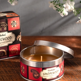 Indian scented candle Sandalwood