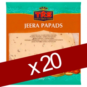 Papad au cumin en gros 20 paquets