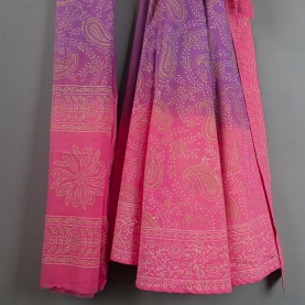 Indian cotton skirt Sanganeri print