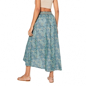 Indian printed wrap skirt