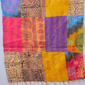 Indian silk table runner