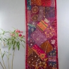 Indian handcrafted wall hanging Patchwork maroon