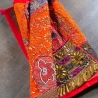 Indian handcrafted wall hanging Patchwork orange