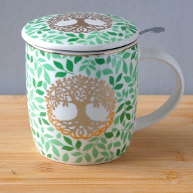 Tasse à thé infuseur Arbre de vie 400ml