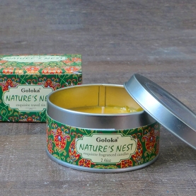 Bougie indienne parfumée Nature's nest 70g