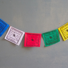 Tibetan prayer flags 5 colors