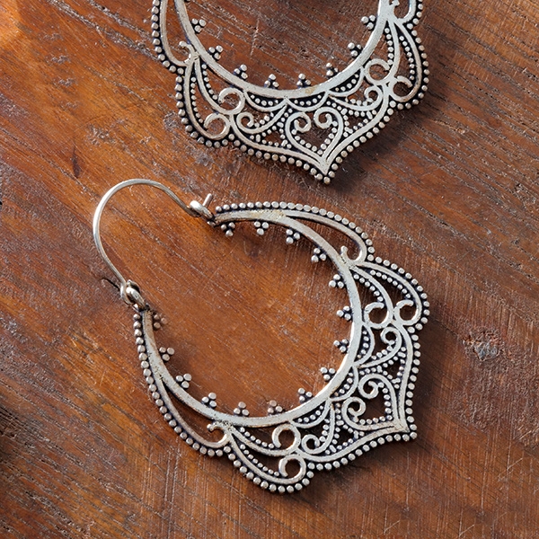 Boucles d'oreilles indiennes