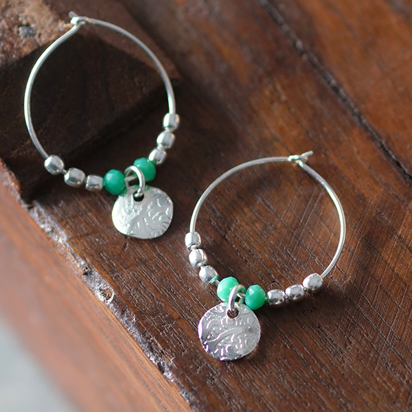 Boucles d'oreilles indiennes