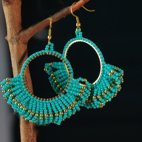 Boucles d'oreilles indiennes