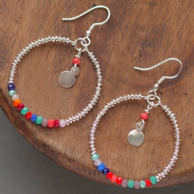 Boucles d'oreilles indiennes