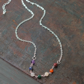 Collier indien Sept chakras