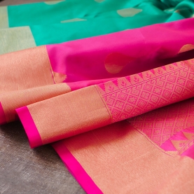 Saree indien satiné