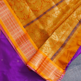 Saree indien complet brodé