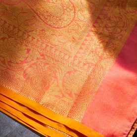 Saree indien brodé