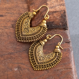 Boucles d'oreilles indiennes ethniques