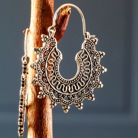 Boucles d'oreilles indiennes