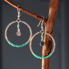 Boucles d'oreilles indiennes