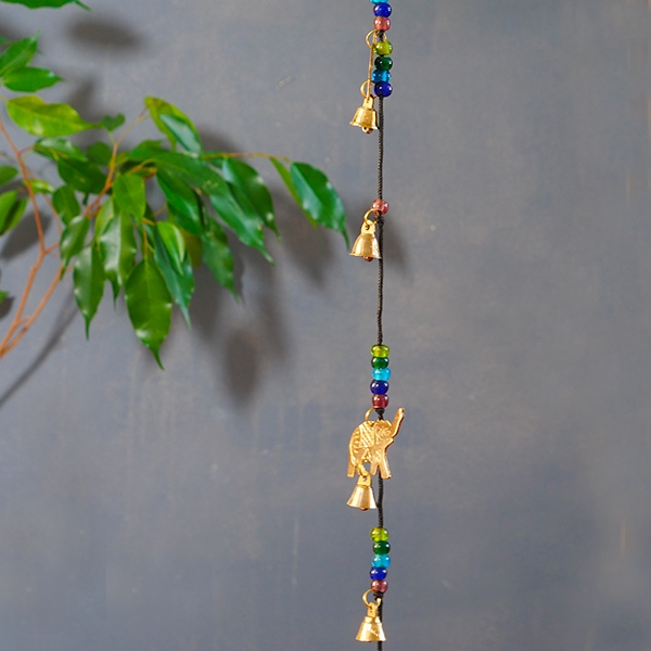 Indian garland Chime Elephants 7 bells