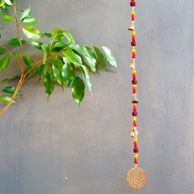 Indian garland Chime Flower of life 4 bells