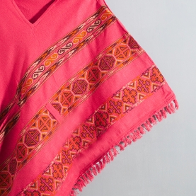 Nepalese cotton poncho traditional