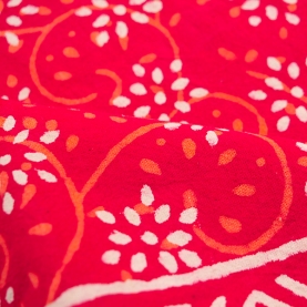 Indian printed cotton tablecloth Dabu