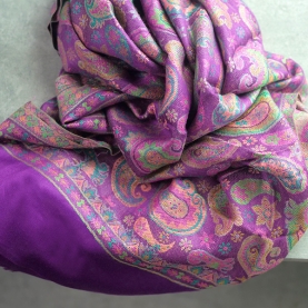 Indian Jamawar cotton scarf