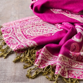 Indian cotton shawl