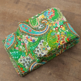 Indian cotton bed cover Kantha