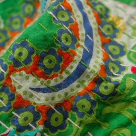 Indian cotton Kantha