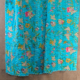 Indian cotton bed cover Kantha