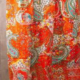 Couverture indienne Kantha